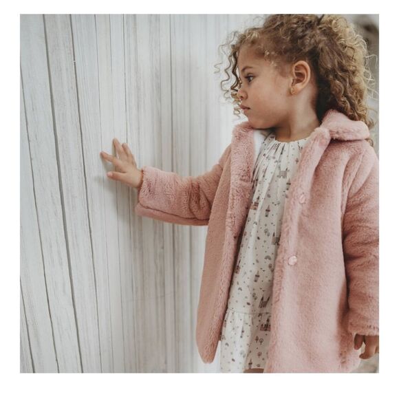 Soft fluffy Coat jacket - Picture 3 of 5